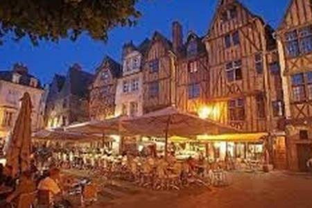 Appartement Havre de paix avec extérieur au coeur du vieux Tours Extérieur photo